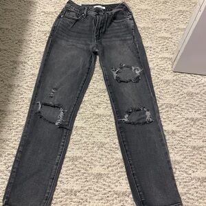 Grey PacSun mom jeans